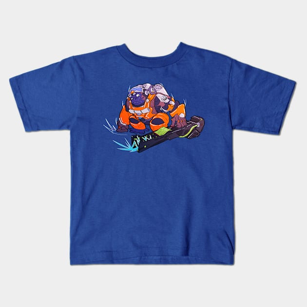 Excuse me for dropping in! Kids T-Shirt by AnthonyGobeille